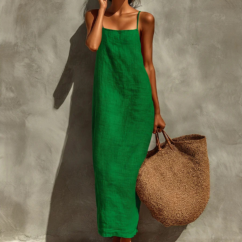 ✨ Women's Casual Solid Color Slip Dress👗
