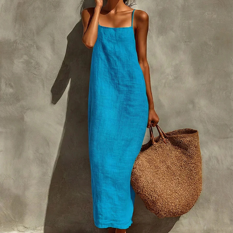 ✨ Women's Casual Solid Color Slip Dress👗