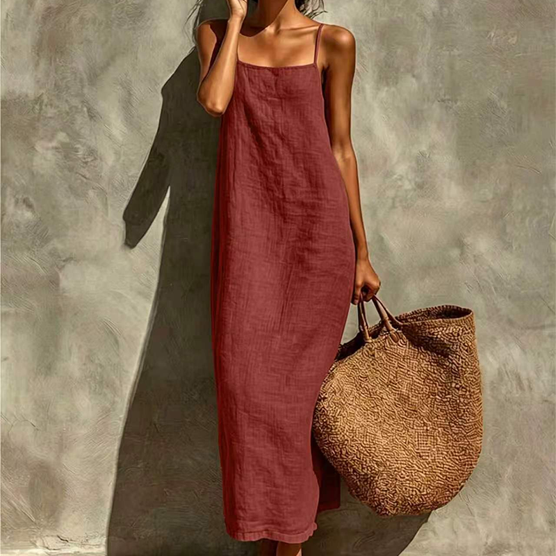 ✨ Women's Casual Solid Color Slip Dress👗