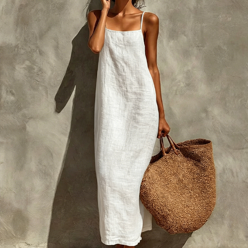 ✨ Women's Casual Solid Color Slip Dress👗