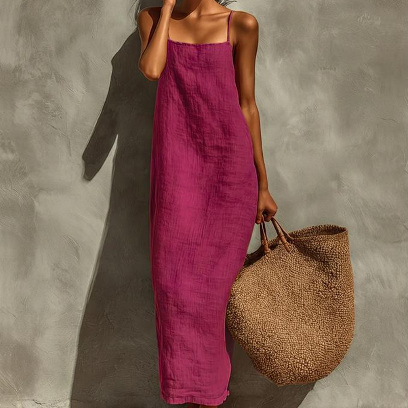 ✨ Women's Casual Solid Color Slip Dress👗
