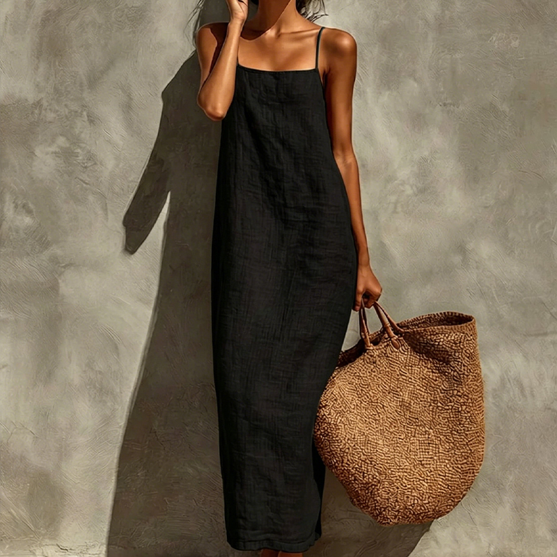 ✨ Women's Casual Solid Color Slip Dress👗