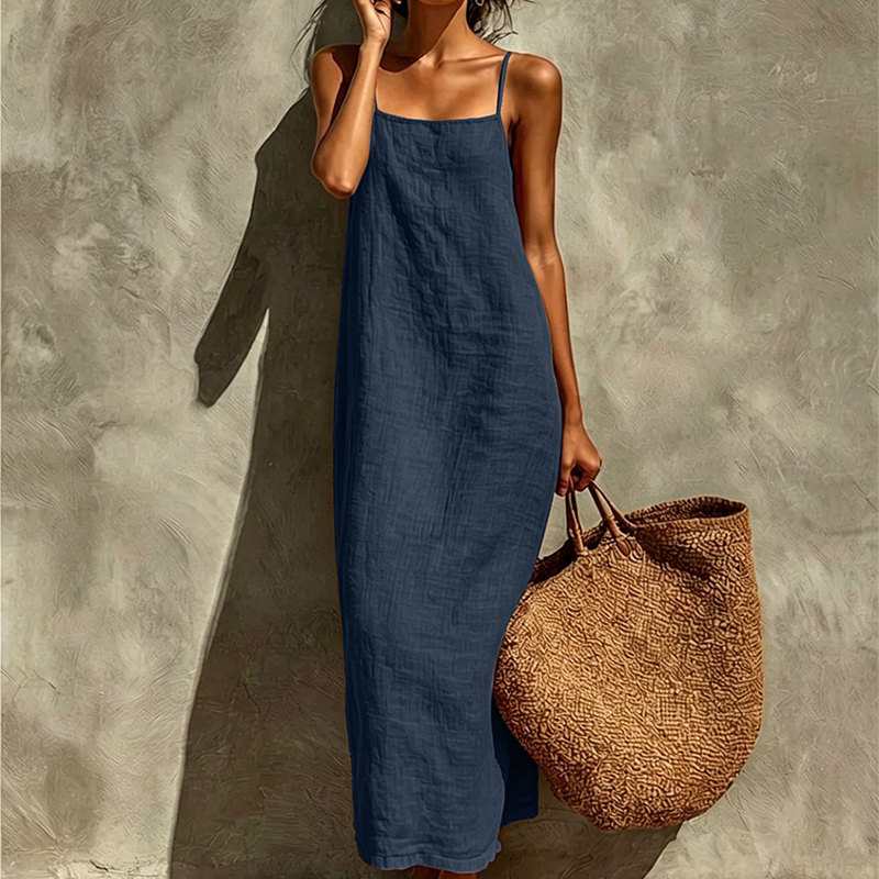 ✨ Women's Casual Solid Color Slip Dress👗